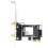 3X NGFF M.2 to PCIE Network Card Adapter Supports Wireless 4