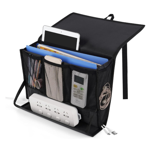 Bedside Storage Organizer with Adjustable Straps Bed Hanging Bag 1