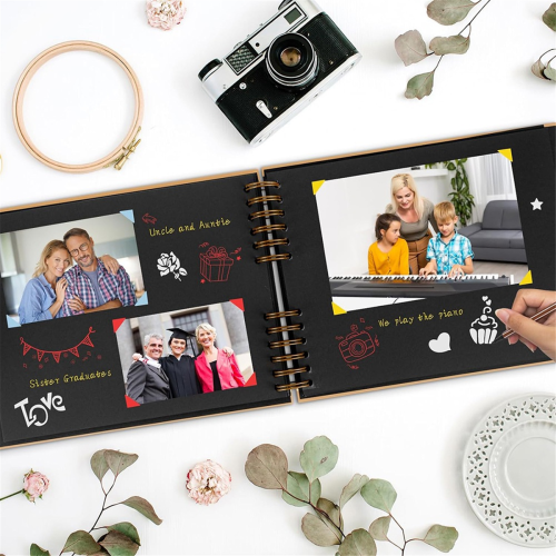 DIY Scrapbook Album,Black 2