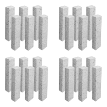24 Pack Pumice Stone Toilet Bowl Clean Brush, Remove Hard Water Rings, Calcium Buildup and Rust Suitable
