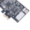 PCI-E 1X IEEE 1394A 4 Port(3+1) Firewire Card Adapter 3
