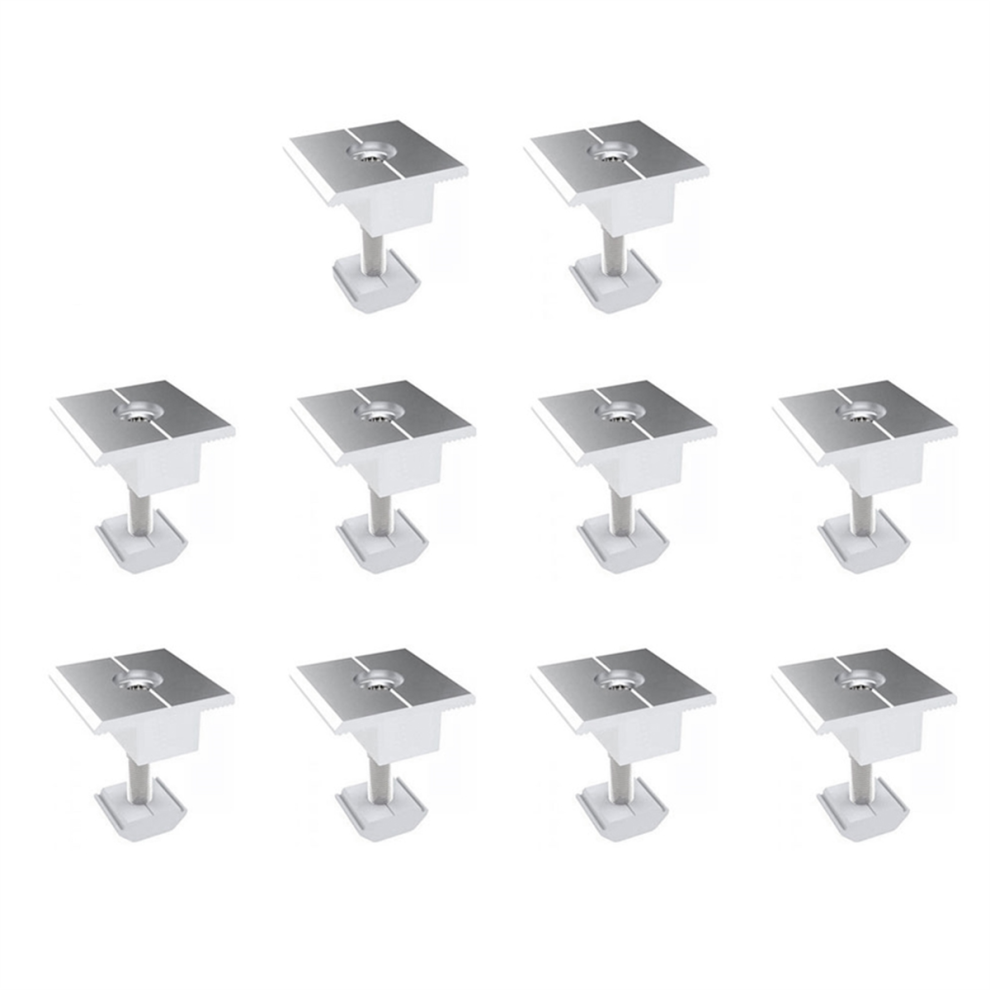 10Pc Adjustable Solar Panel Bracket Clamp For System 35Mm 4854095517846