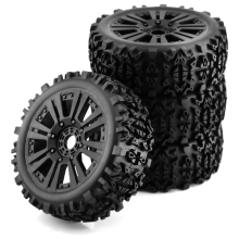 4PCS 1/8 Off-Road Car Wheels Tires 120Mm Rubber Rocks Tyres