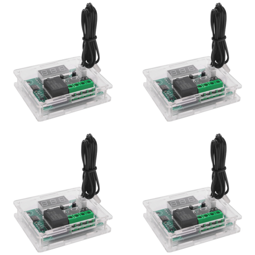 8PCS W1209 DC Digital Temperature Controller Module Electronic Temp Control Switch with Acrylic Case 1