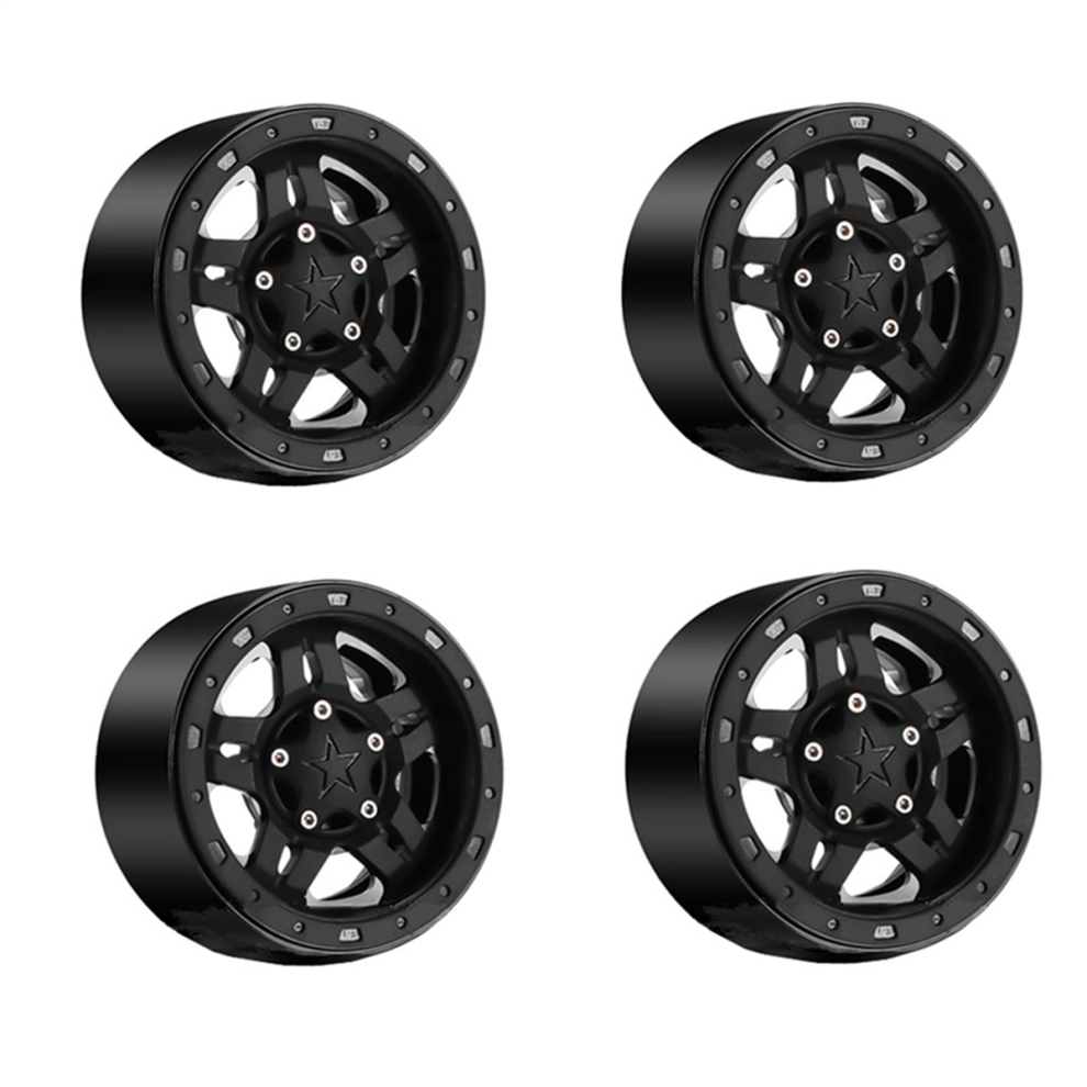 Photos - Parts for Drones & RC models 8PCS Plastic Beadlock 2.2 Wheel Hub Rims for 1/10 RC Crawler Car Axial SCX10 Wraith Capra RR10 TRX4 D90