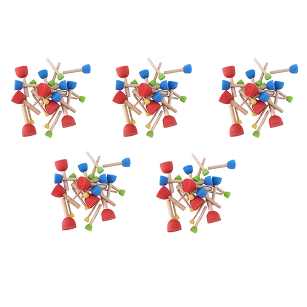Foam Pouncer Assortment-Sponge Painting Stippler Set 120/-Foam Brush Value Pack-1.5Cm 2Cm 3Cm 4Cm 4854095521744