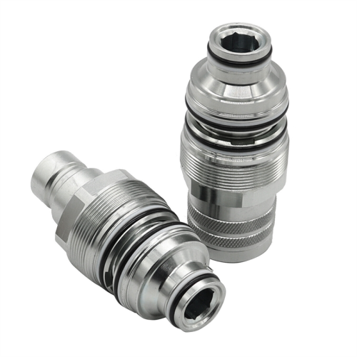 6680018/79837 Hydraulic Flat Face Quick Coupler for Skid Steer 1