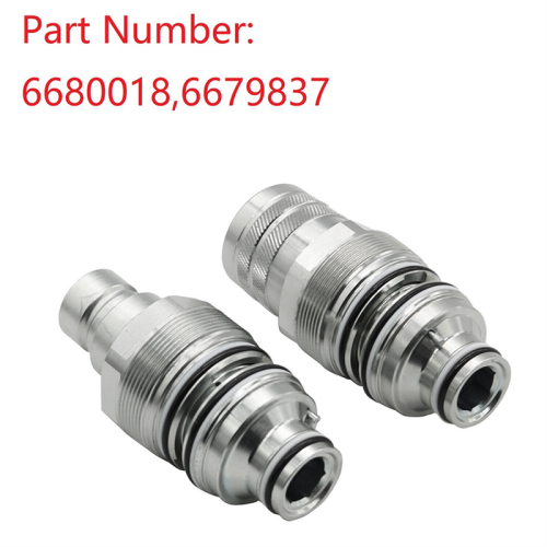 6680018/79837 Hydraulic Flat Face Quick Coupler for Skid Steer 2