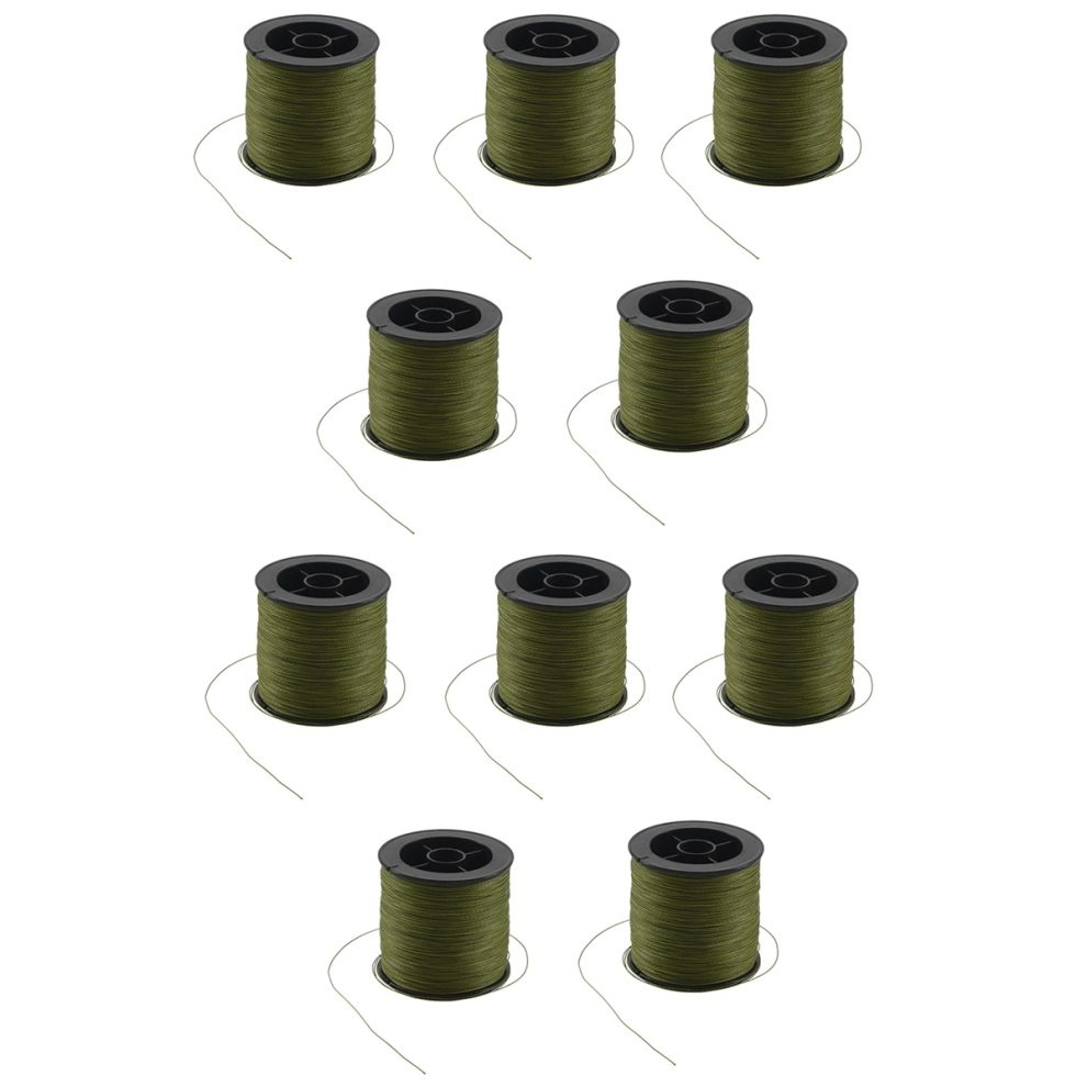 10pcs 500 M 30 LB 0.26mm Fishing Line Strength PE Braided 4 Strands Green-image-OPC-PJW2SJP-NEW
