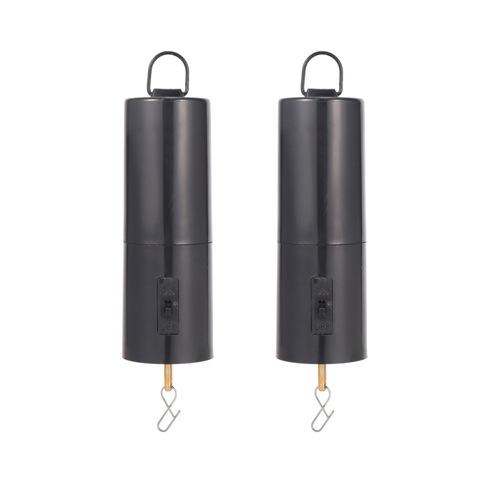 Hanging Black Rotating Motor For Spinner And Wind Chime Garden Decoration Accessories, Not Including Battery 2 Pack 4854095526145