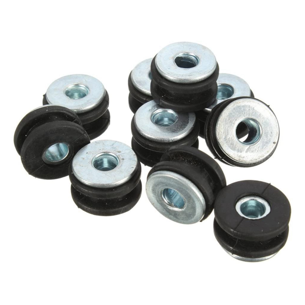 40Pcs Motorcycle Rubber Grommets Kits Windshield Bolts For Fairings 4854095526893