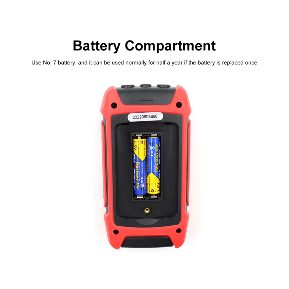 Fs2202 Auto Range Multimeter 9999 Counts Trms Ac Dc Voltmeter Red 4854095532566