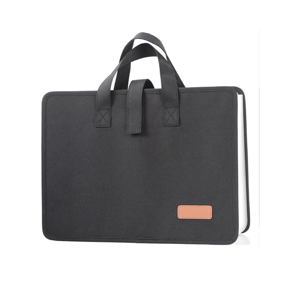 Photos - File Folder / Lever Arch File 13 Pockets Expander File Folder Document Organizer Black