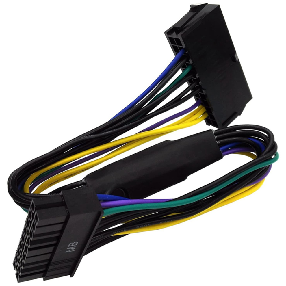 2X 24 Pin To 18 Atx Psu Power Adapter Cable For Z220 Z230 Z420 Z620 Workstation 13-Inch(33Cm) 4854095534904