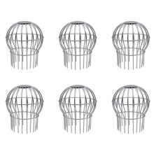 6X Drain Outdoor Roof Anti - Blocking Line Cap Round Net Cover Drainage Floor Leak Gutter Guard Filter-75