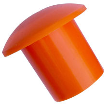 80 Pcs Rebar Caps, Orange Covers Caps for Stake, 10M -25M