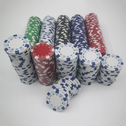 100PCS Poker Chip Set for Holdem, , with Case Cards Chips 2
