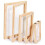 3Pieces Paper Wooden Mold Kit 3 Size Frames for DIY 1