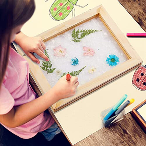 3Pieces Paper Wooden Mold Kit 3 Size Frames for DIY 2