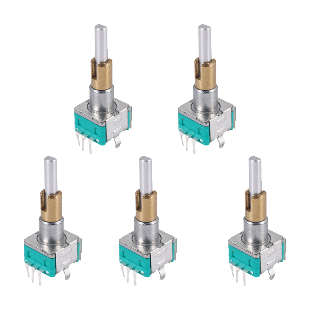 5Pcs Ec11ebb24c03 Dual Axis Encoder With Switch 25Mm 4852447565408