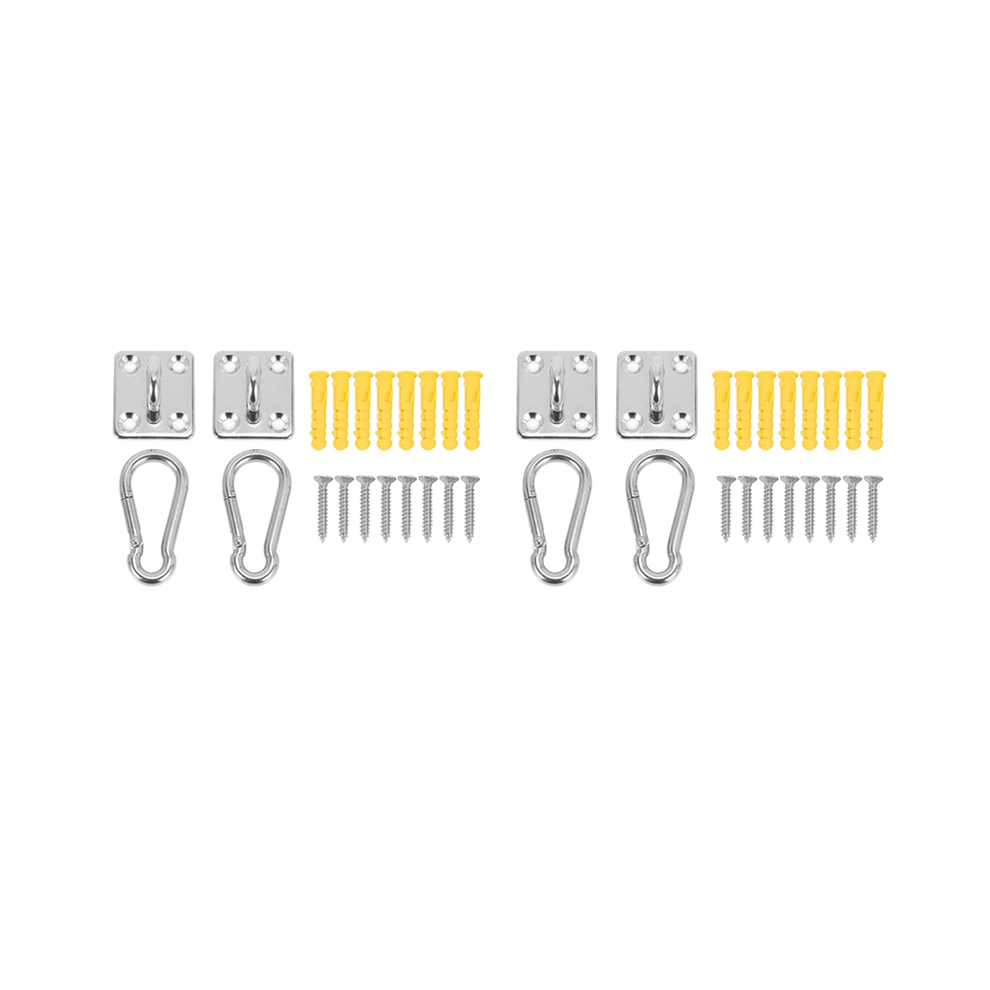 16 Sets Of Suspended Ceiling Wall Mount U-Shaped Hooks Stainless Steel Heavy Duty Multi-Function Hammock Hook 4854095539138