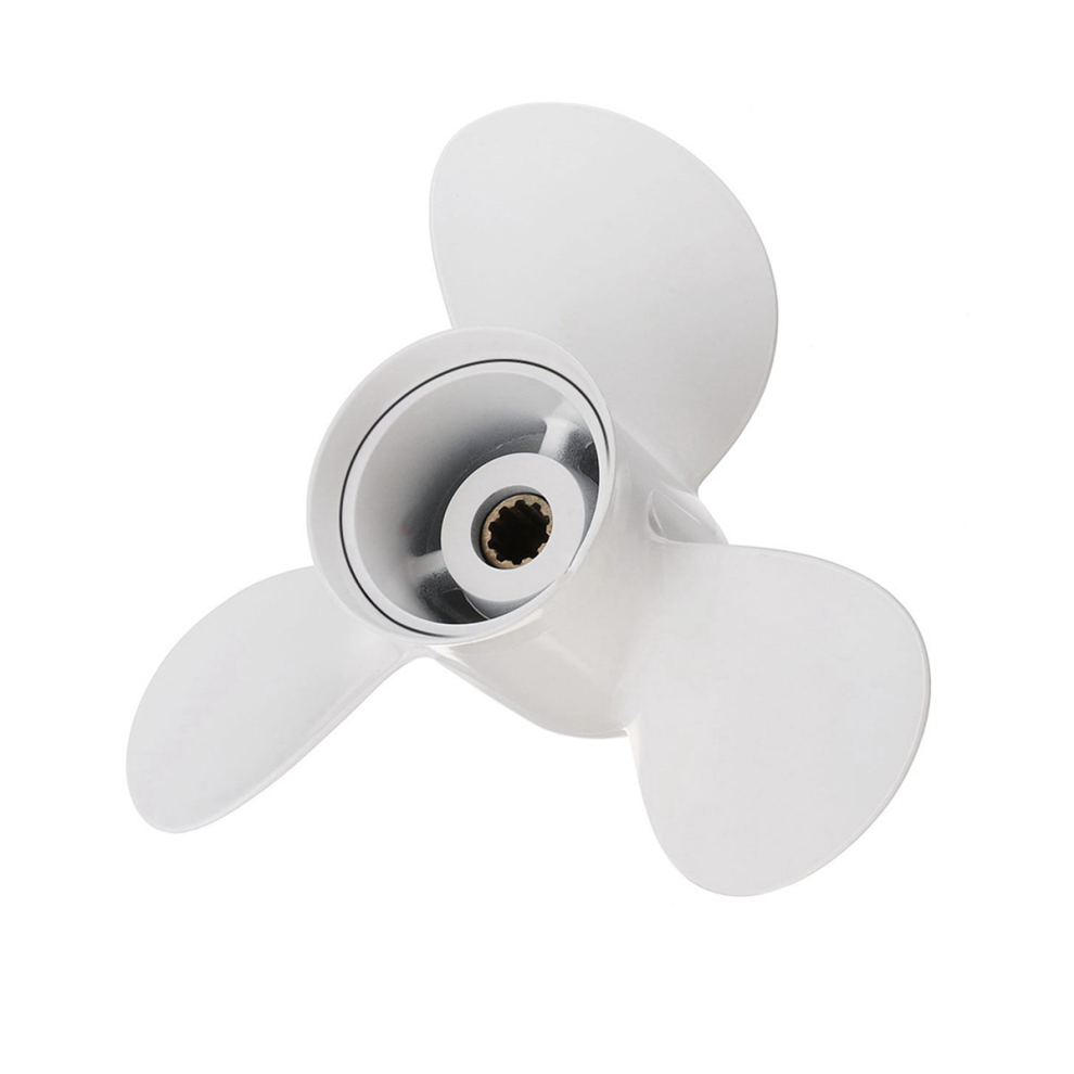 Melitt White 2X 664-45949-02-El Marine Boat Outboard Propeller 9 7/8 X 13 For 20-30Hp Right-Hand Rotation 3 Blades