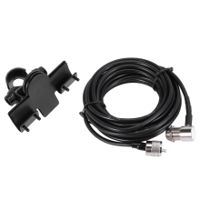 3X RB-400 Car Antenna Mount Bracket + 5M PL259 Connector Extend Cable Feeder for Mobile Radio TH-9800