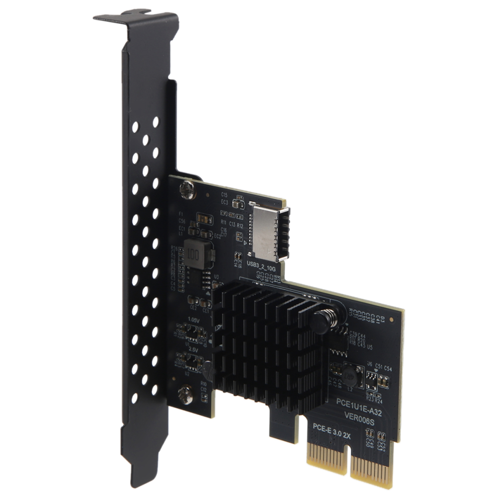 Pci-E 2X To Usb3.1 A-Key Gen2 Front Type-E Expansion Card 4852447573267