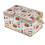 Fabric Sewing Basket with Removable Tray Household Storage Box 1