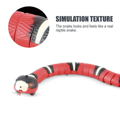 Smart Sensing Snake Toy,Cat Interactive Toys 2