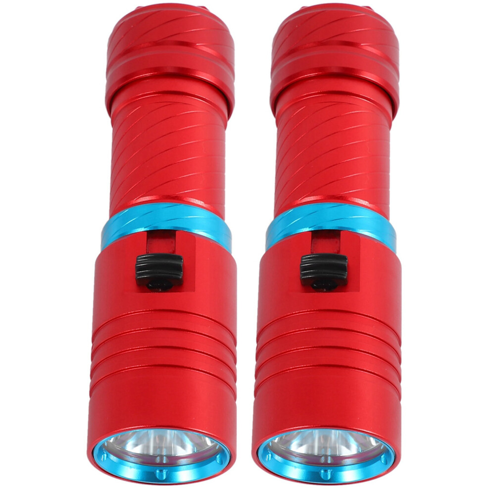 2X 10000Lm Scuba Diving Light 100 Meter L2 Waterproof Underwater Led Flashlight Camping Lanterna Torch-image-OPC-PJW2YVD-NEW