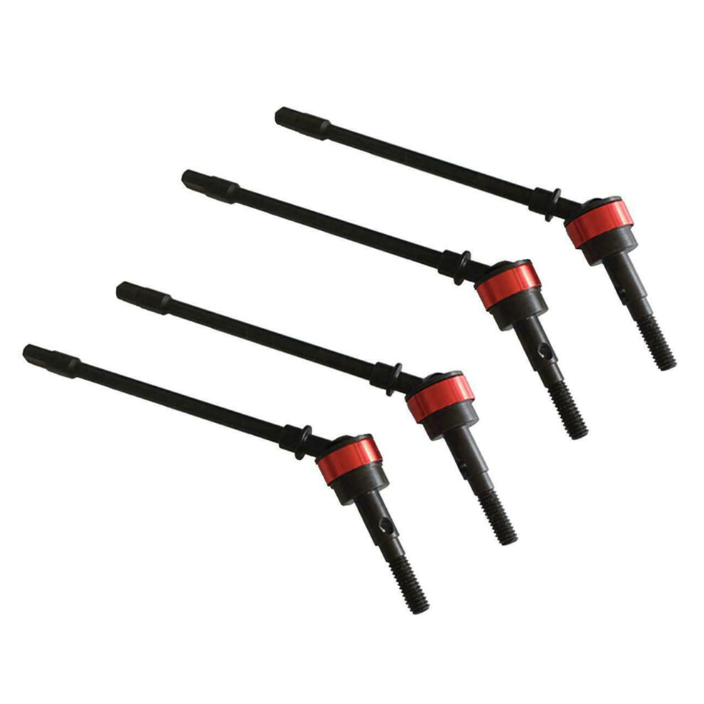 2Pair Stainless Steel Cvd Drive Shaft Front Axle Rc Parts For Axial Scx10 Crawler Car Red 4852447574783
