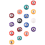 25mm Children Billiards Table Balls Set 16Pcs Mini Billiard 2