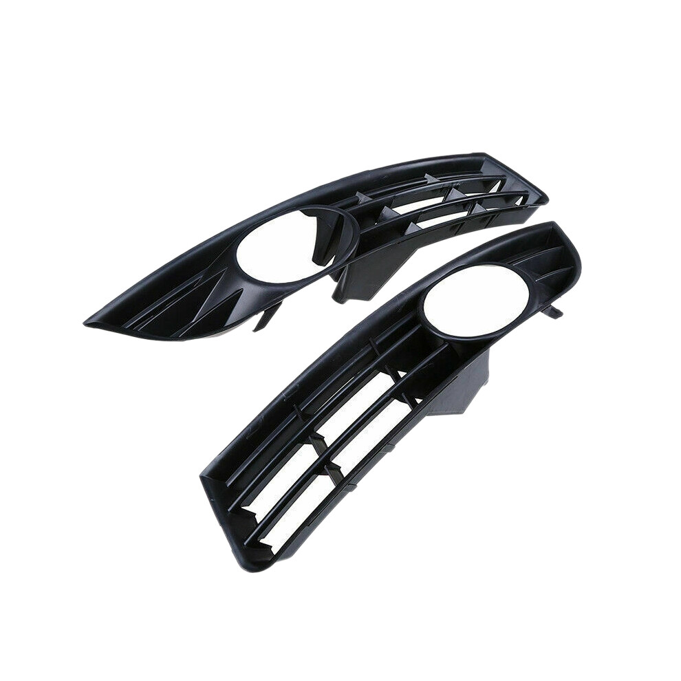 Car 1 Pair Front Bumper Side Lower Fog Cover Grilles For Light 4852447581859
