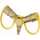 1/4in Tee Y Propane Splitter - 2 Quick Connect Ends 1