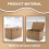 Handmade Straw Woven Storage Basket with Lid Seagrass(M) 5
