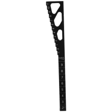 RC Model Car Ride Height Droop Gauge Ruler Measuring Tool Black