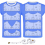 9pcs Tshirt Ruler Guide for Vinyl Alignment 2