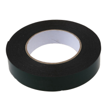 4X Black Super Strong Permanent Double Sided Self Adhesive Foam Car Trim Body Tape Width:25mm