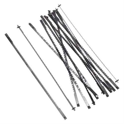12Pcs 5 Inch Pinned Scroll Saw Blades TPI 10/15/18/24 Tools