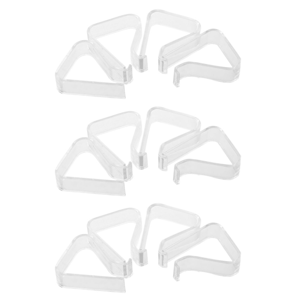 12 Pieces Picnic Clips, Spring Tablecloths Tablecloth Clip, Transparent 4852447599953