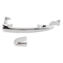 Rear Sliding Door Outer Handle Chrome Left Right FIt for Alphard 2003-2008 69230‑58010