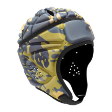 Rugby Helmet Flag Football Helmet Face Shield Protection Adjustable Headwear for Youth Adults Rugby Style D