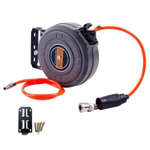 Avvolgitubo automatico retrattile Air Drum per lavaggio auto, bellezza e riparazione 1