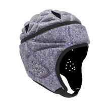 Kids Rugby Helmet Soft Padding Head Guard for Football Training, Style F, Protective Cap for Youth Sports, Size Adjustable