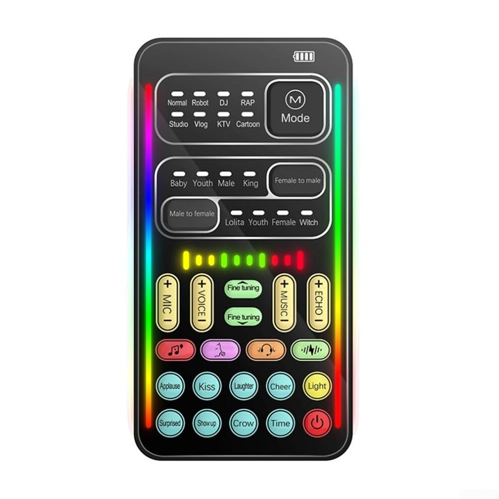 Portable Multi-Language Sound Switcher with 8 Fun Sound Effects - Sound Card Set for Kids and Adults-image-OPC-PJW599D-NEW