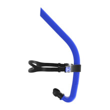 Scuba Diving Wet Snorkel for Adults Blue Breathing Tube Training Equipment for Water Sports and Underwater Swimming