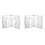 CD Storage Box 10-Piece Pack CD Case Plastic Double-Sided CD,White 1