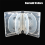 CD Storage Box 10-Piece Pack CD Case Plastic Double-Sided CD,White 2