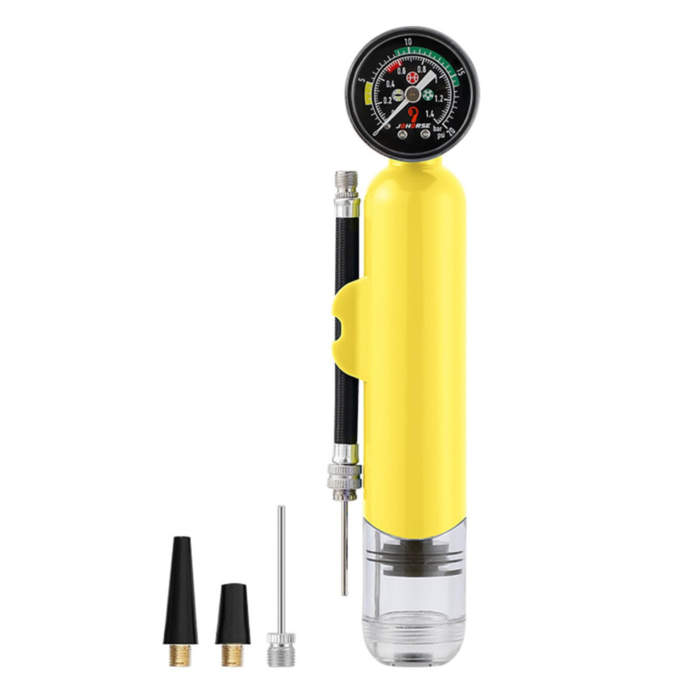 Handpumpen Mit Manometer, Tragbare 20 Psi Luftpumpen Fã¼R Ballon, Volleyball, Basketball, Leicht Und Kompakt 6447073777073